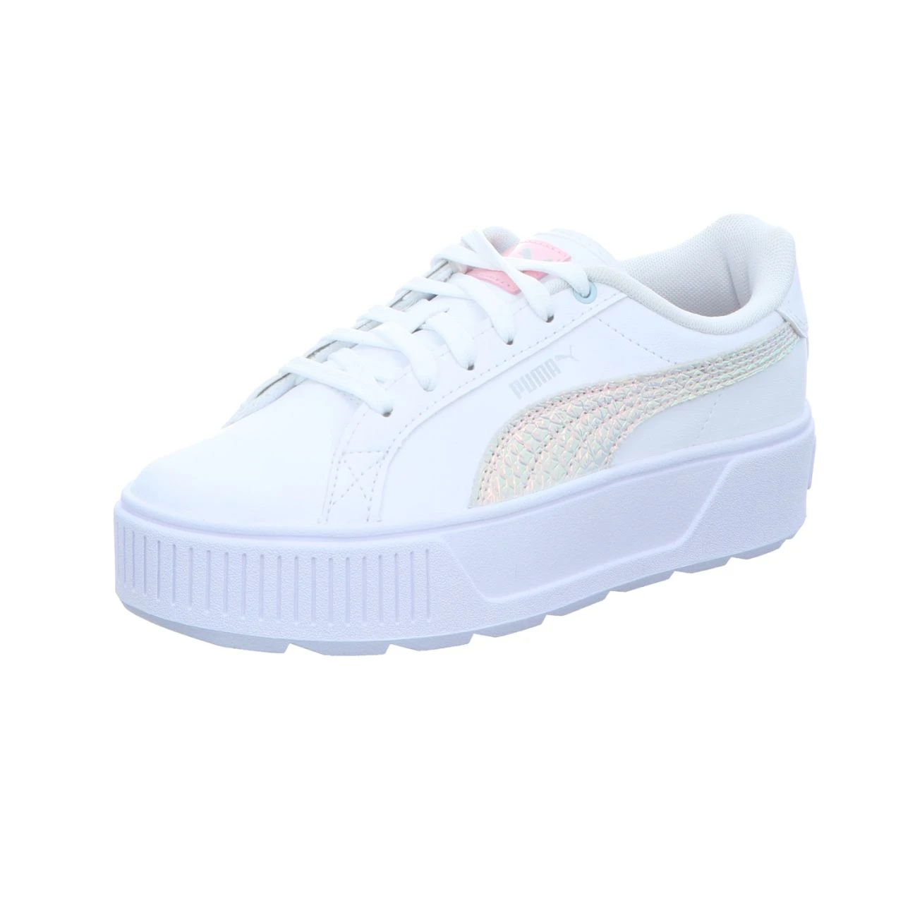 Puma Damen-Sneaker-Schnürhalbschuh Karmen Exotics Weiß 1 Puma Damen-Sneaker-Schnürhalbschuh Karmen Exotics Weiß