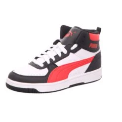Puma Herren-High-Top-Sneaker Puma Rebound Joy Weiß-Schwarz-Rot