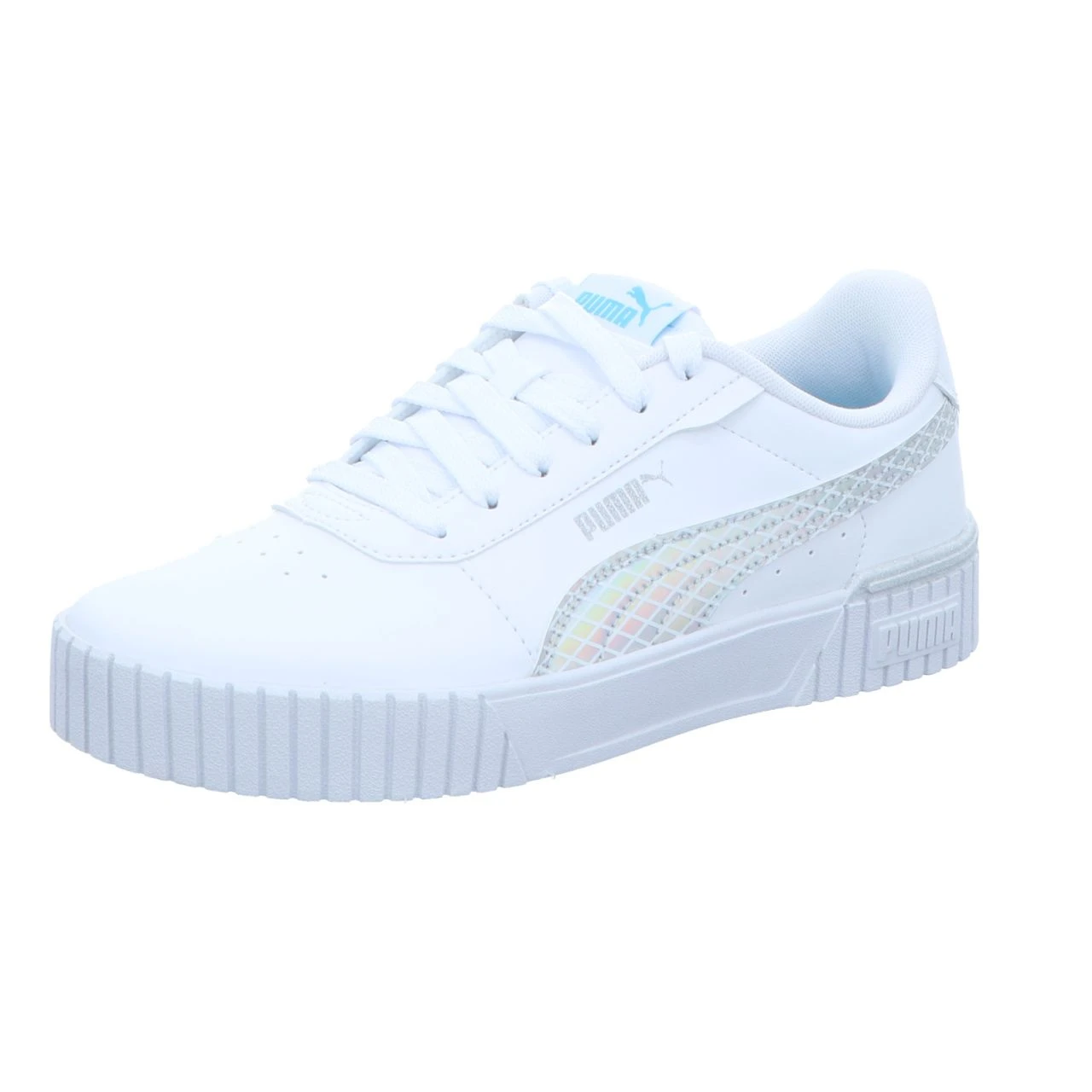 Puma Kinder-Sneaker-Schnürhalbschuh Carina 2.0 Mermaid Jr Weiß 1 Puma Kinder-Sneaker-Schnürhalbschuh Carina 2.0 Mermaid Jr Weiß