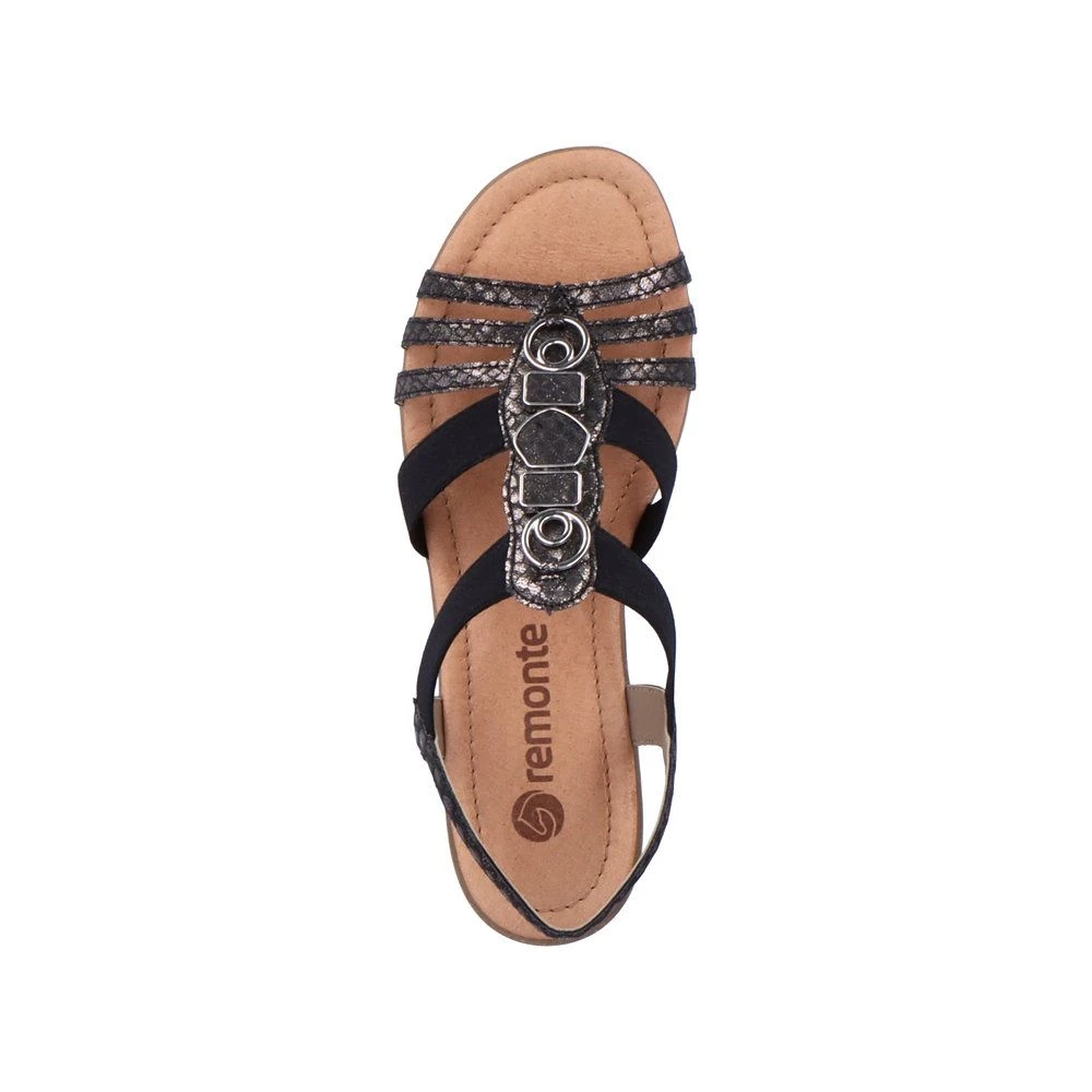Remonte Damen-Sandalette Schwarz 5 Remonte Damen-Sandalette Schwarz – Bild 5