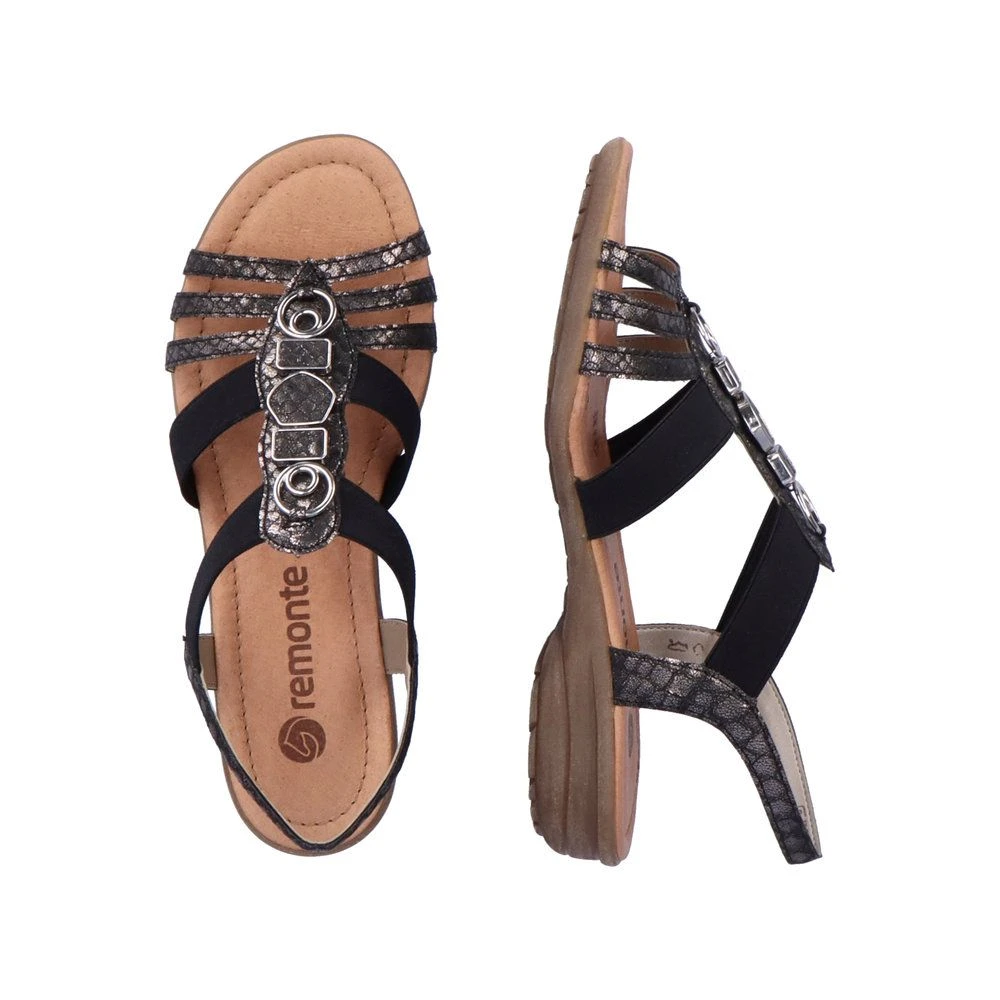 Remonte Damen-Sandalette Schwarz 9 Remonte Damen-Sandalette Schwarz – Bild 9