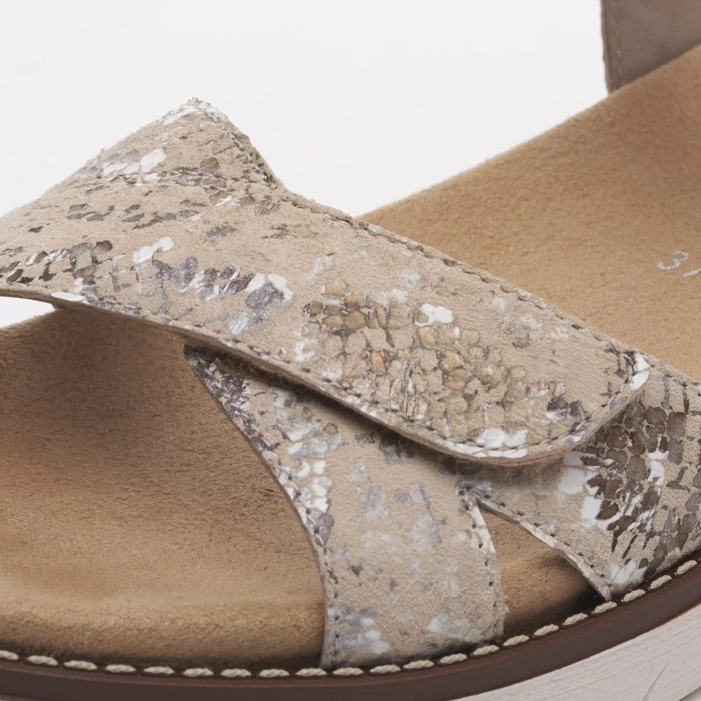 Remonte Damen-Sandalette Beige-Silber 11 Remonte Damen-Sandalette Beige-Silber – Bild 11