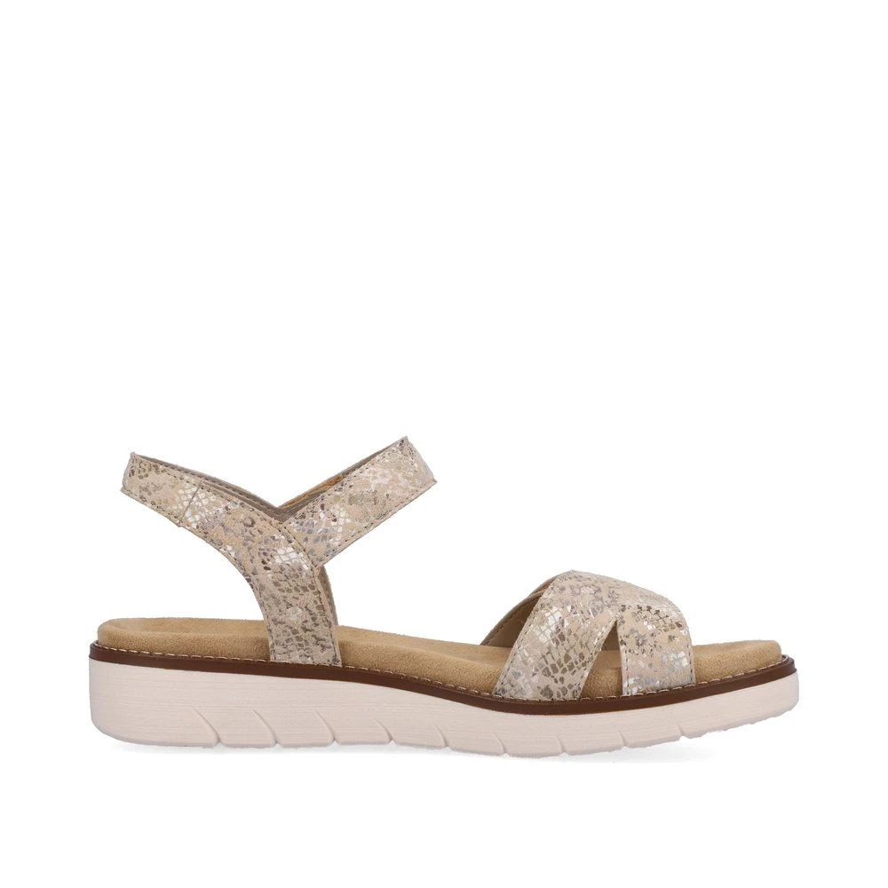 Remonte Damen-Sandalette Beige-Silber 3 Remonte Damen-Sandalette Beige-Silber – Bild 3