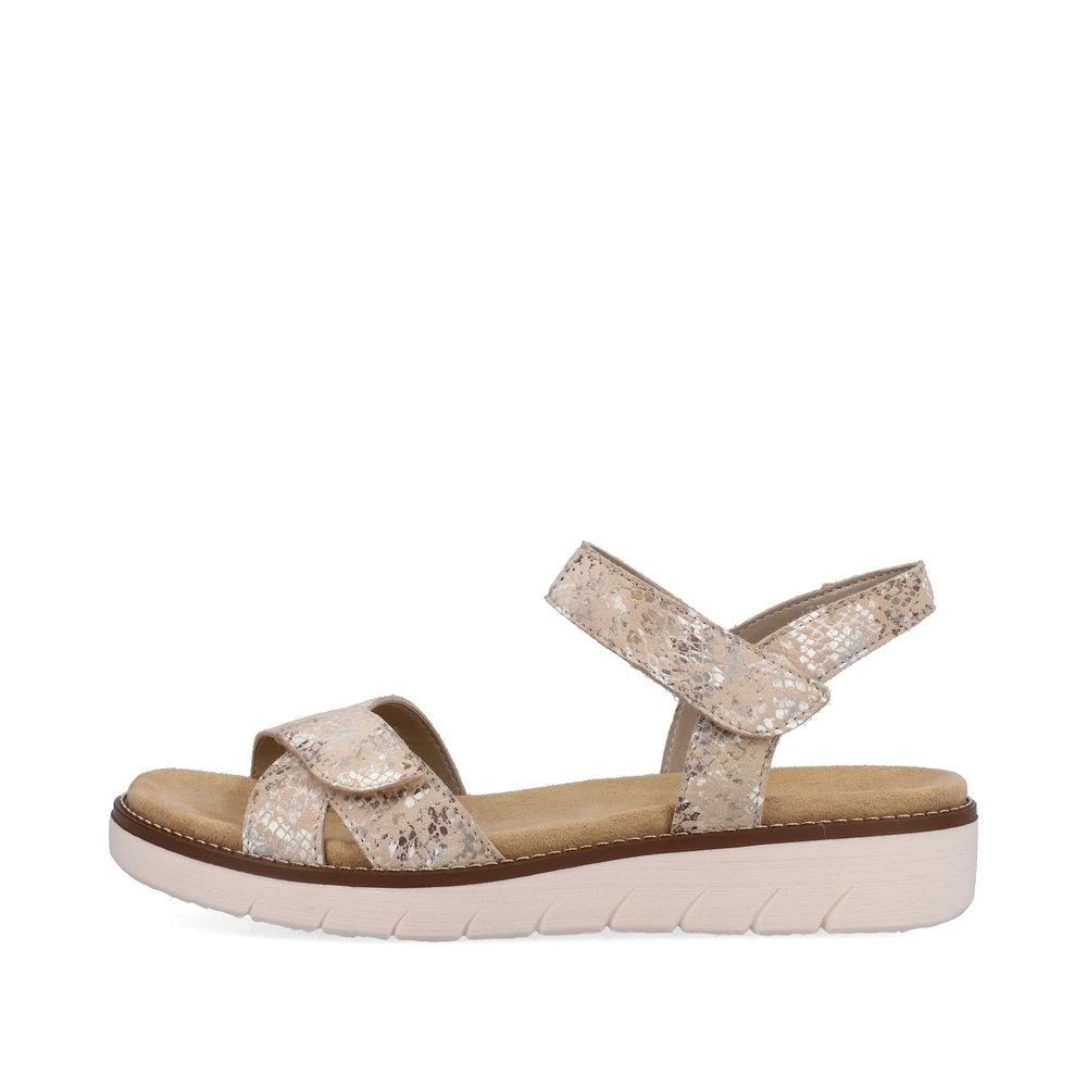 Remonte Damen-Sandalette Beige-Silber 6 Remonte Damen-Sandalette Beige-Silber – Bild 6