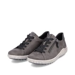 Remonte Damen-Schnürhalbschuh Grau