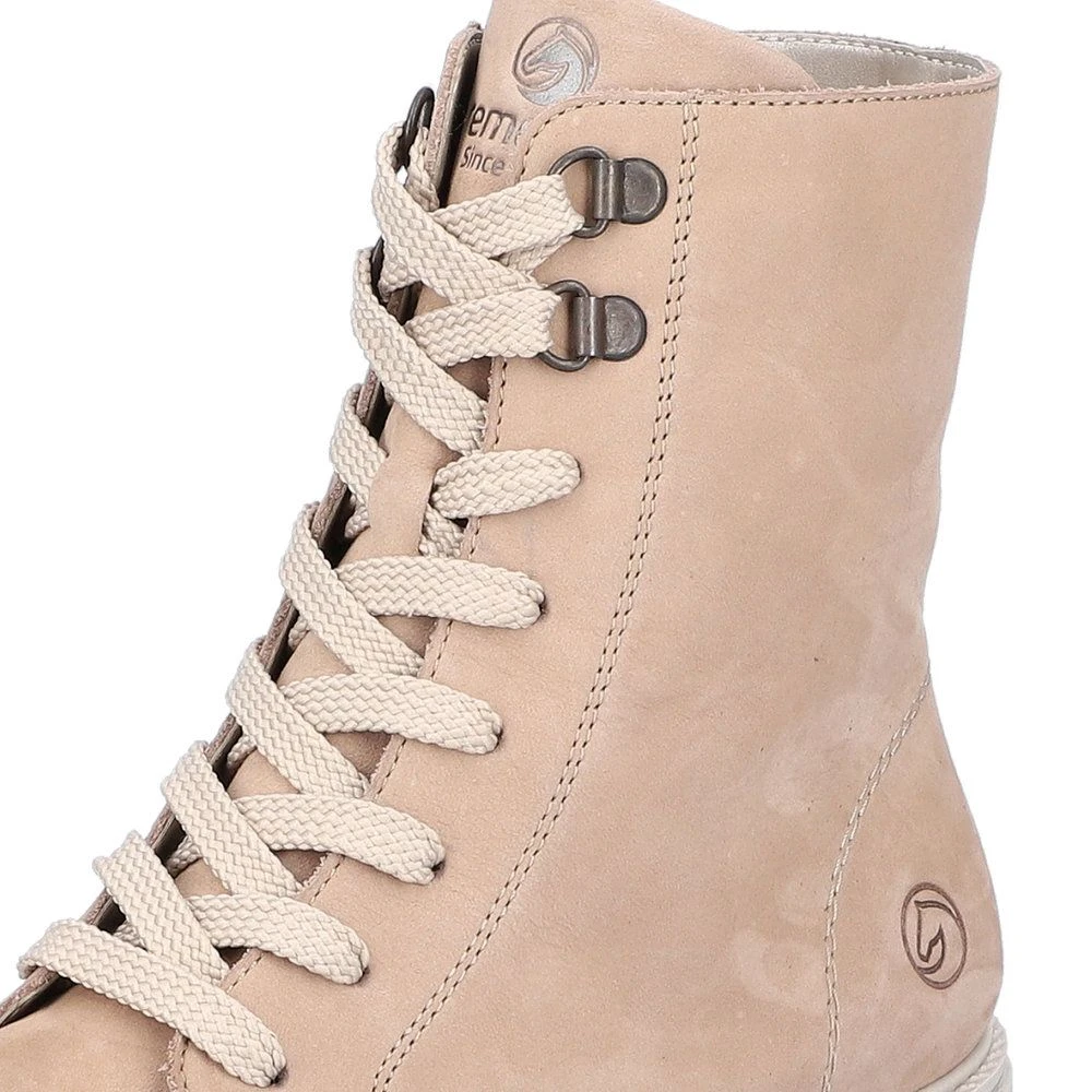 Remonte Damen-Schnürstiefelette Beige 11 Remonte Damen-Schnürstiefelette Beige – Bild 11