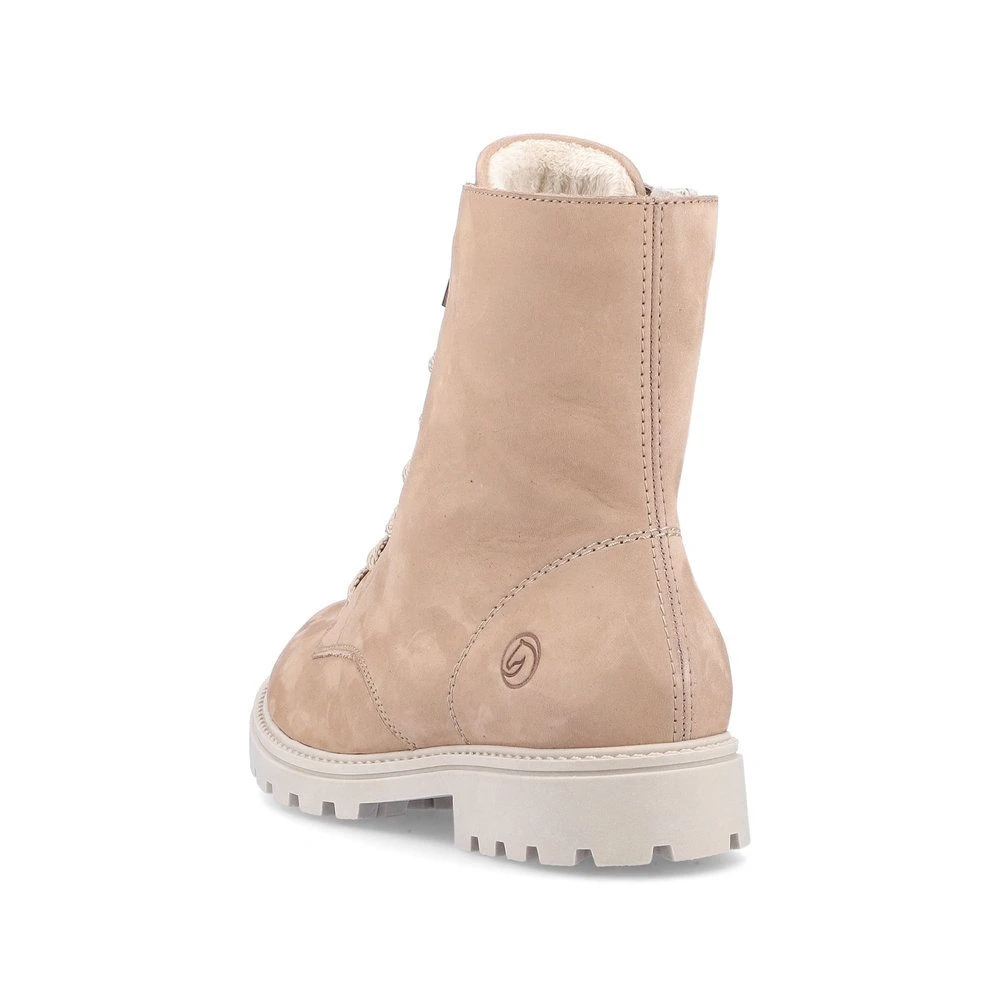 Remonte Damen-Schnürstiefelette Beige 5 Remonte Damen-Schnürstiefelette Beige – Bild 5