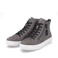 Remonte Damen-Schnürstiefelette Grau