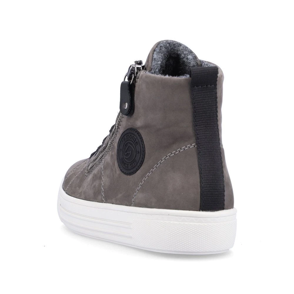 Remonte Damen-Schnürstiefelette Grau 5 Remonte Damen-Schnürstiefelette Grau – Bild 5