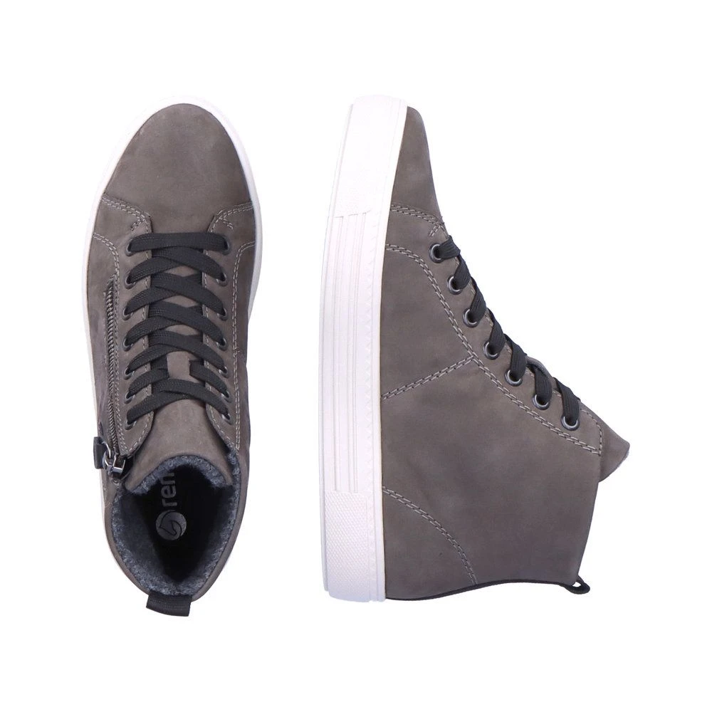 Remonte Damen-Schnürstiefelette Grau 10 Remonte Damen-Schnürstiefelette Grau – Bild 10