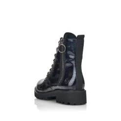 Remonte Damen-Schnürstiefelette Lack Blau -Salvatore Ferragauio Geschaft Remonte Damen Schnuerstiefelette Lack Blau 2528800011360 4 1280x1280