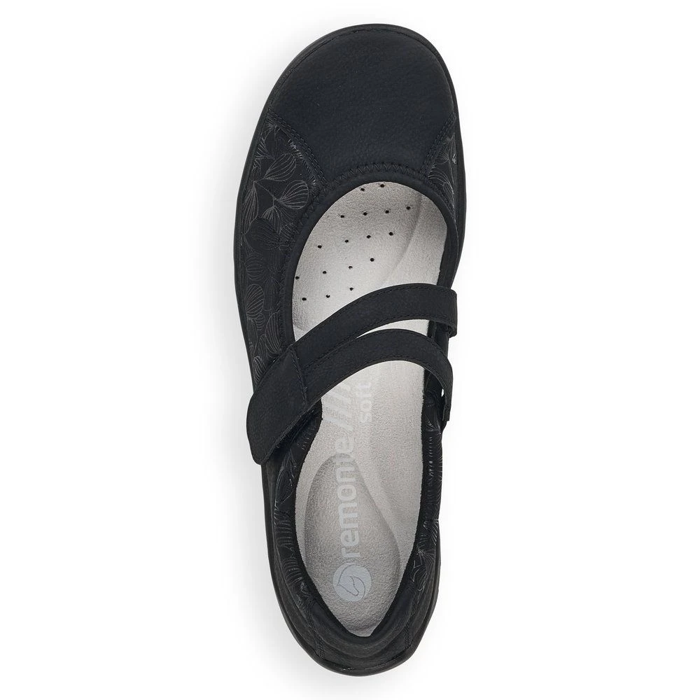 Remonte Damen-Slipper Schwarz 5 Remonte Damen-Slipper Schwarz – Bild 5