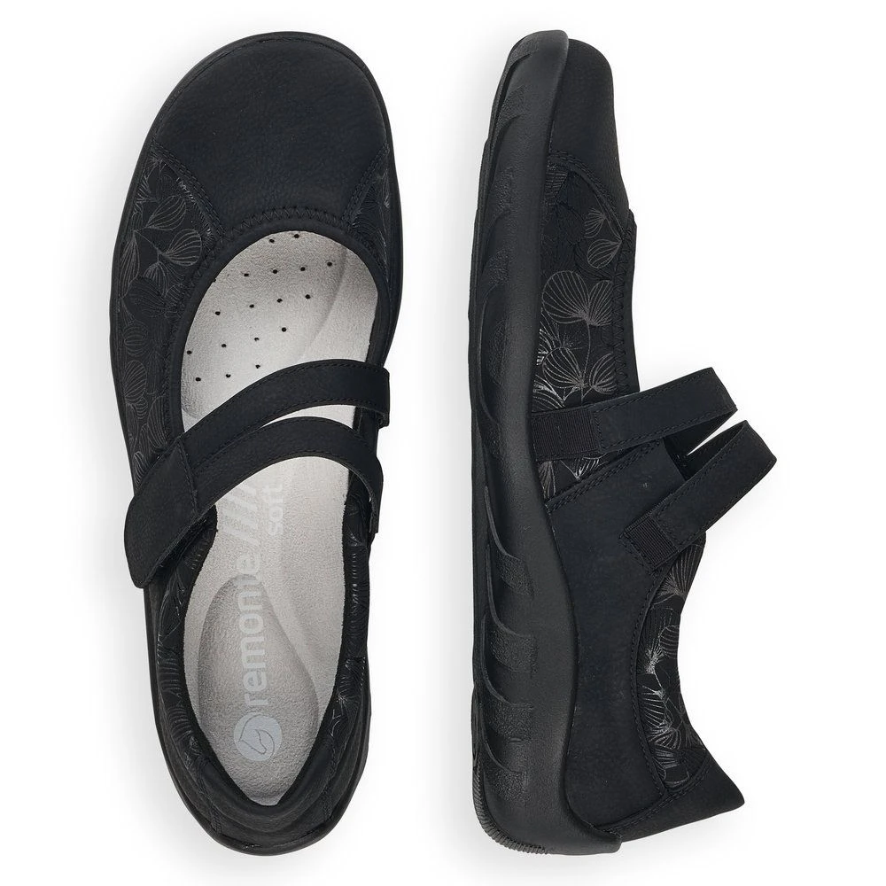 Remonte Damen-Slipper Schwarz 9 Remonte Damen-Slipper Schwarz – Bild 9