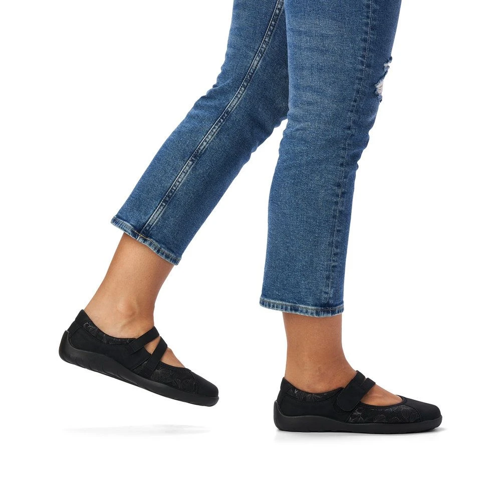 Remonte Damen-Slipper Schwarz 10 Remonte Damen-Slipper Schwarz – Bild 10