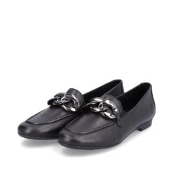 Remonte Damen-Slipper-Trotteur Schwarz