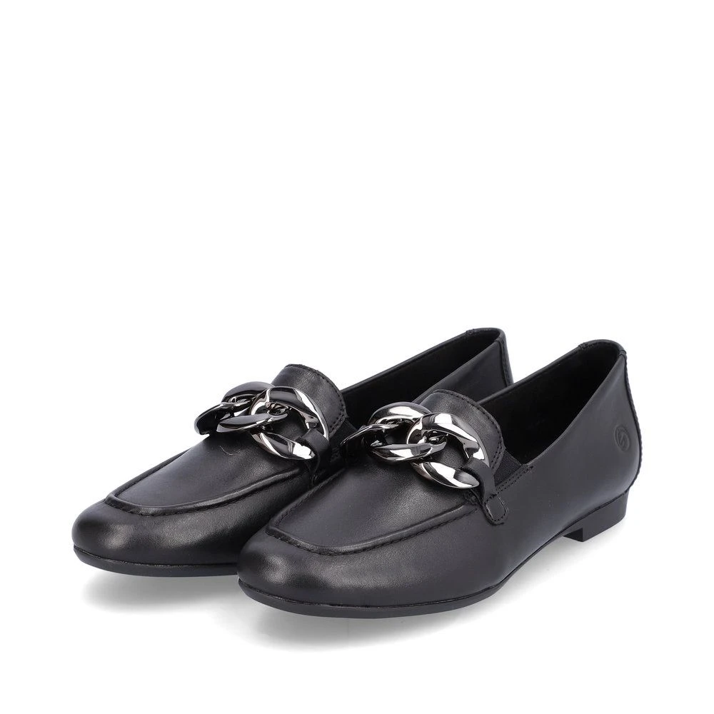 Remonte Damen-Slipper-Trotteur Schwarz 1 Remonte Damen-Slipper-Trotteur Schwarz
