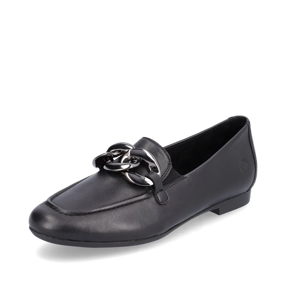 Remonte Damen-Slipper-Trotteur Schwarz 2 Remonte Damen-Slipper-Trotteur Schwarz – Bild 2