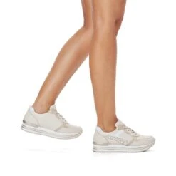 Remonte Damen-Sneaker-Schnürhalbschuh Beige -Salvatore Ferragauio Geschaft Remonte Damen Sneaker Schnuerhalbschuh Beige 2314700015360 9 1280x1280