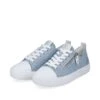 Remonte Damen-Sneaker-Schnürhalbschuh Blau