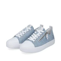 Remonte Damen-Sneaker-Schnürhalbschuh Blau