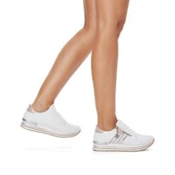 Remonte Damen-Sneaker-Schnürhalbschuh Weiß -Salvatore Ferragauio Geschaft Remonte Damen Sneaker Schnuerhalbschuh Weiss 2311800054360 9 1280x1280