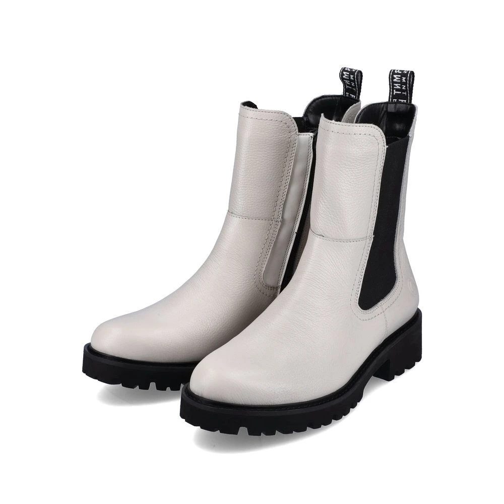 Remonte Damen-Stiefelette Chelsea Boot Weiß 1 Remonte Damen-Stiefelette Chelsea Boot Weiß