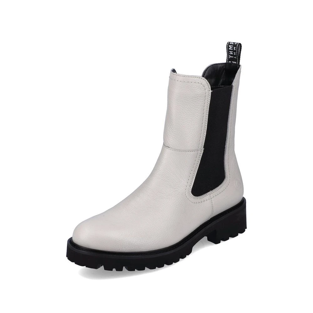 Remonte Damen-Stiefelette Chelsea Boot Weiß 3 Remonte Damen-Stiefelette Chelsea Boot Weiß – Bild 3