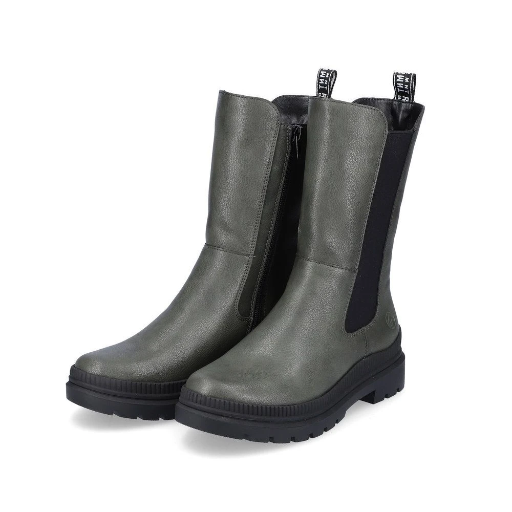 Remonte Damen-Stiefelette Grün 1 Remonte Damen-Stiefelette Grün