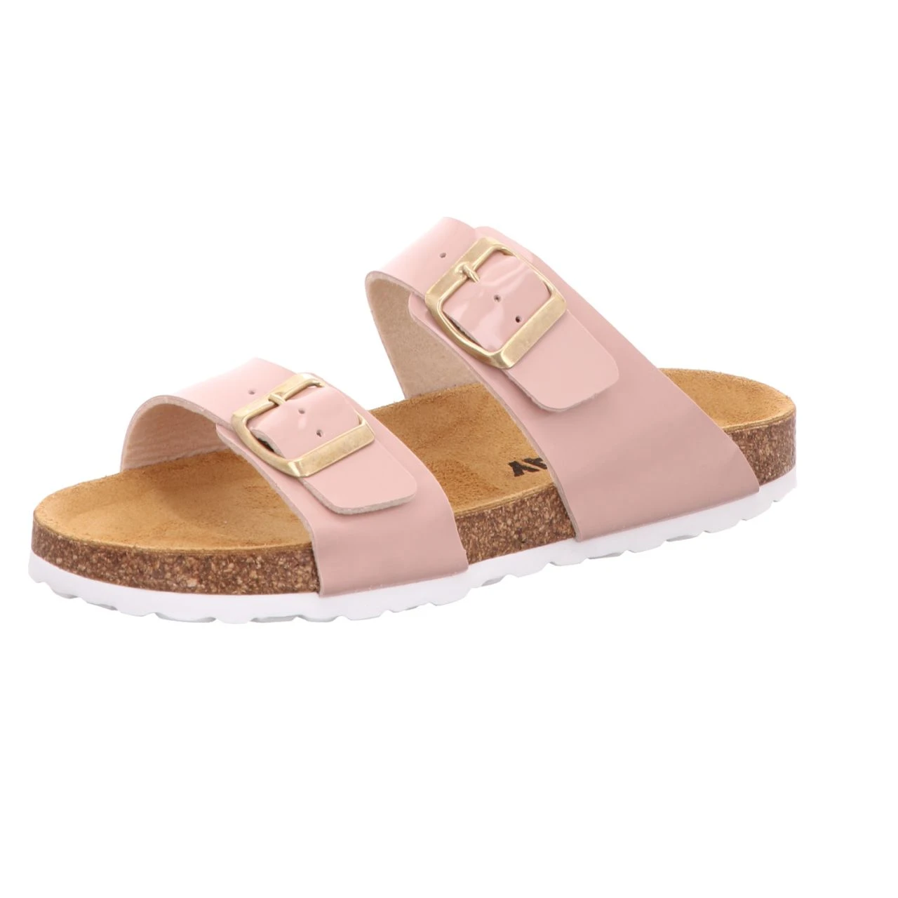 SCHUH OKAY Mädchen-Bio-Pantolette Mit Tieffußbett Altrosa 1 SCHUH OKAY Mädchen-Bio-Pantolette Mit Tieffußbett Altrosa