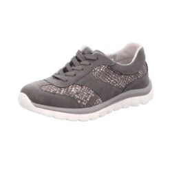 Scarbella Damen-Schnürhalbschuh Grau