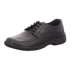 Scarbello Herren-Schnürhalbschuh Schwarz
