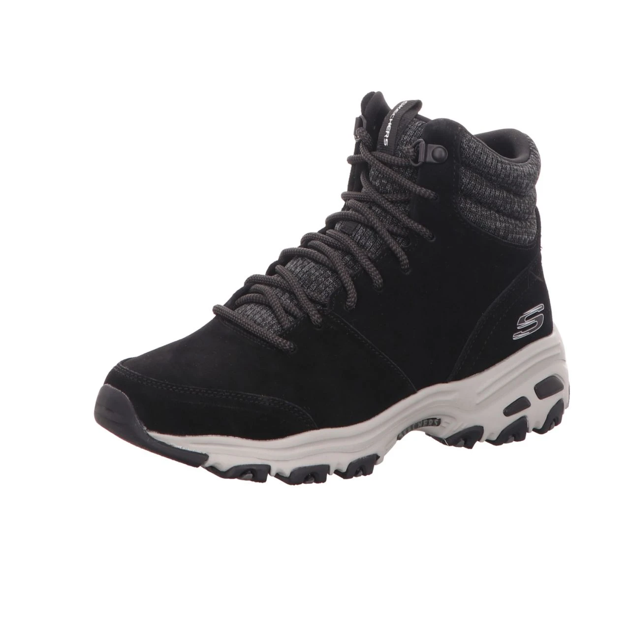 Skechers Damen-Sneaker-Schnürstiefelette D´Lites - Chill Flurry Schwarz 1 Skechers Damen-Sneaker-Schnürstiefelette D´Lites - Chill Flurry Schwarz