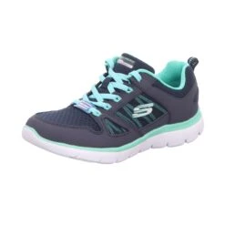 Skechers Damen-Sneaker-Schnürhalbschuh Summits - New World Blau