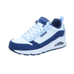 Skechers Damen-Sneaker-Schnürhalbschuh Uno Blau