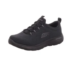 Skechers Herren-Slipper Summits - Louvin Schwarz