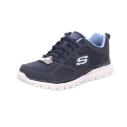 Skechers Herren-Sneaker-Schnürhalbschuh Burns - Agoura Blau