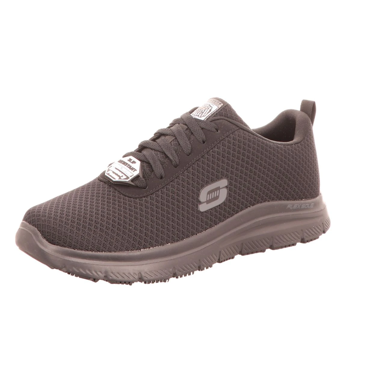 Skechers Work Herren-Berufsschuh RELAXED FIT FLEX ADVANTAGE BENDON SR Schwarz