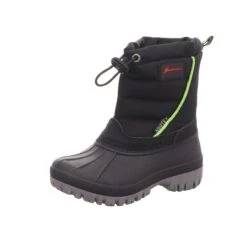 Sneakers Jungen-Allwetterstiefel Schwarz