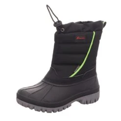 Sneakers Jungen-Allwetterstiefel Schwarz