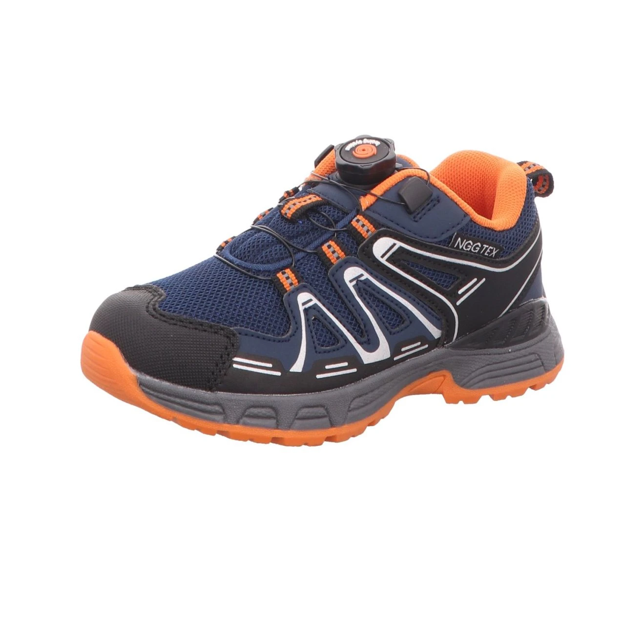 Sneakers Jungen-Slipper-Sneaker Blau-Orange 1 Sneakers Jungen-Slipper-Sneaker Blau-Orange