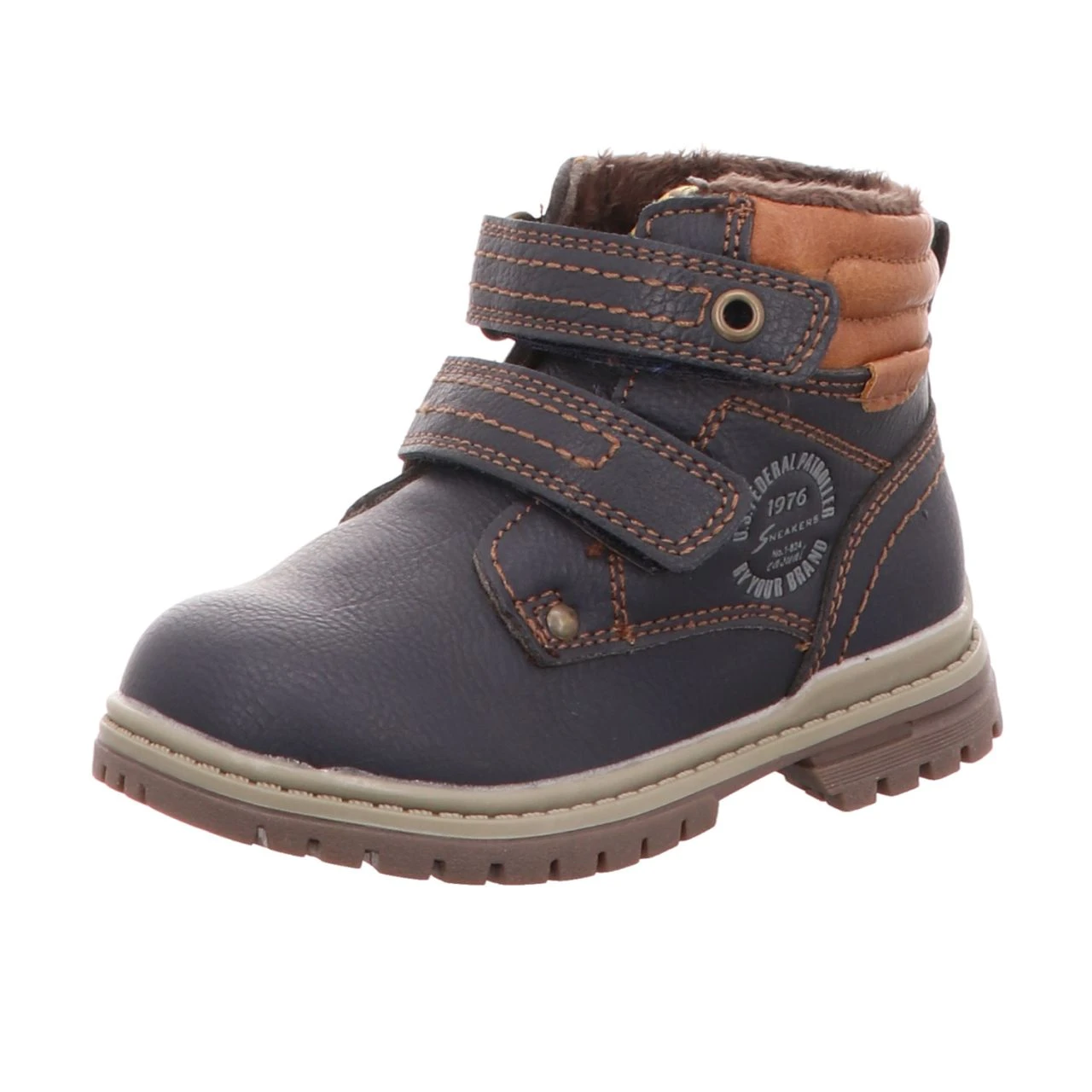 Sneakers Jungen-Stiefelette Blau 1 Sneakers Jungen-Stiefelette Blau