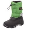 Sneakers Jungen-Tex-Allwetterstiefel Warmfutter Grün-Schwarz