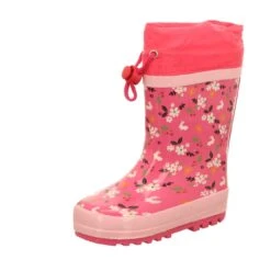 Sneakers Kinder-Gummistiefel Gefüttert Pink