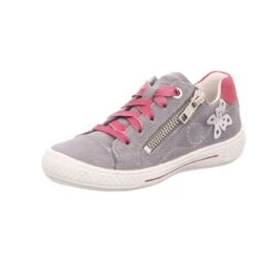 Superfit Mädchen-Slipper-Halbschuh TENSY Grau-Pink