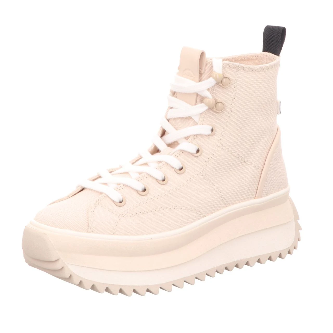 TAMARIS Damen-Schnürstiefelette Beige 1 TAMARIS Damen-Schnürstiefelette Beige