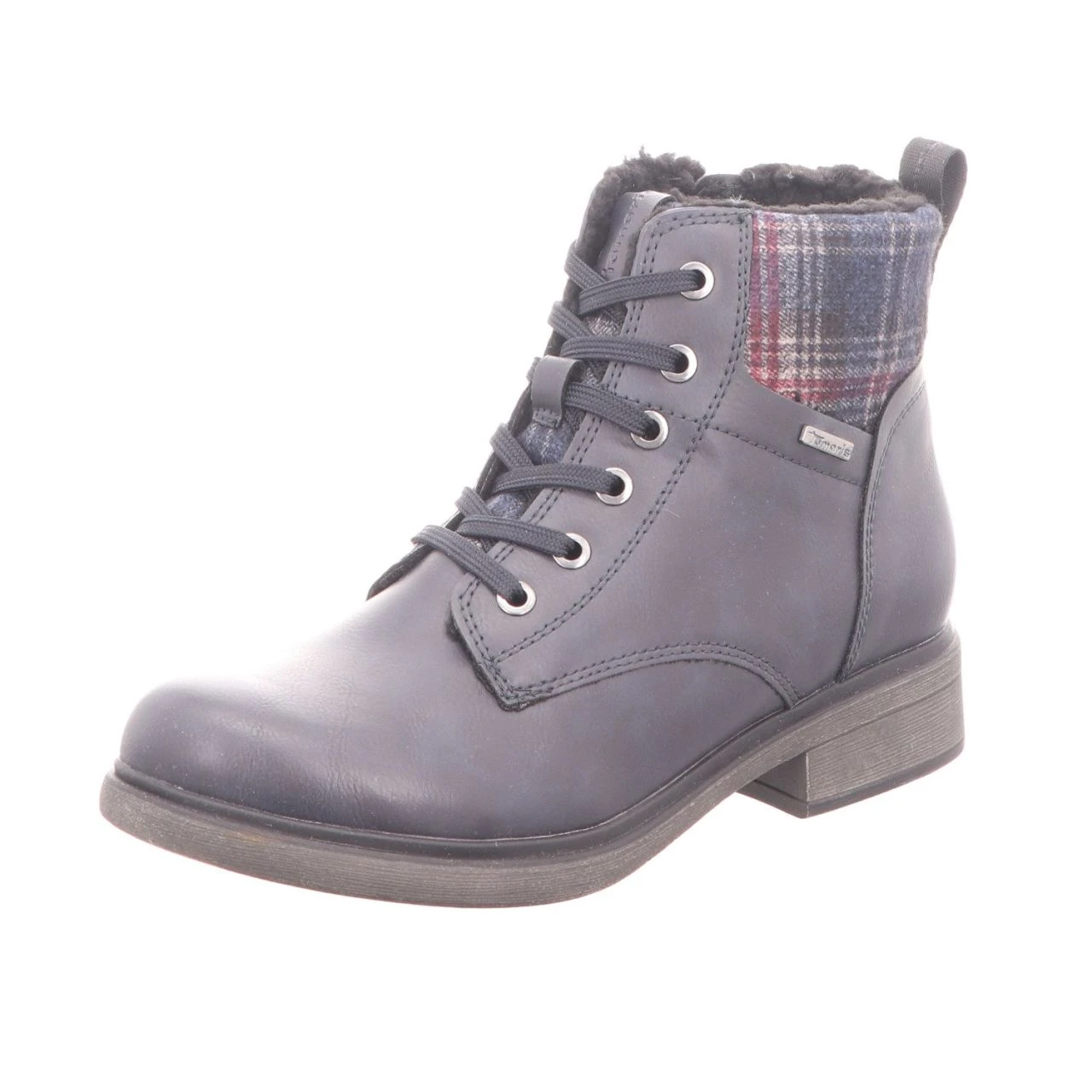 TAMARIS Damen-Schnürstiefelette Blau 1 TAMARIS Damen-Schnürstiefelette Blau