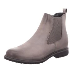 TAMARIS Damen-Stiefelette Chelsea Boot Grau