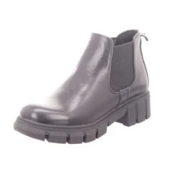 TAMARIS Damen-Stiefelette Chelsea Boot Schwarz