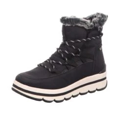 Tom Tailor Damen-Outdoor-Stiefel Mit TEX Warmfutter Schwarz