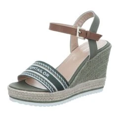 Tom Tailor Damen-Sandalette Grün